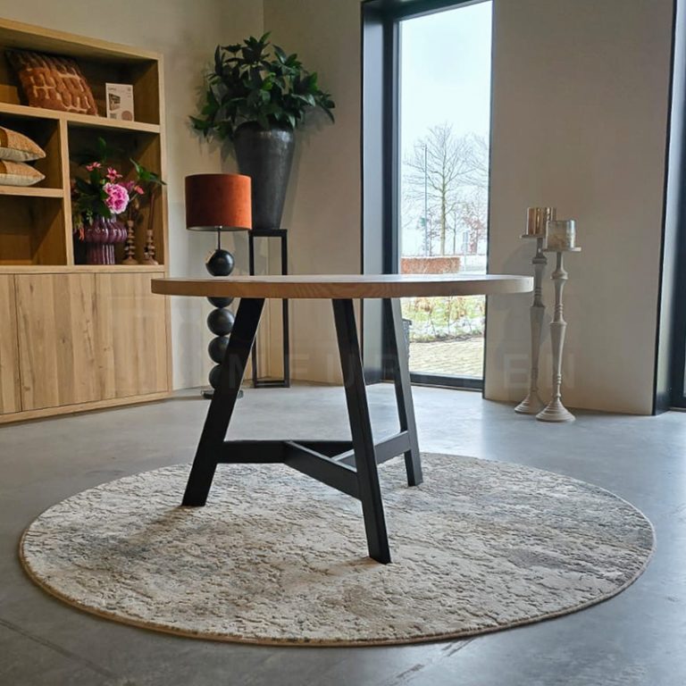 Eiken tafel Karel - Afbeelding 4