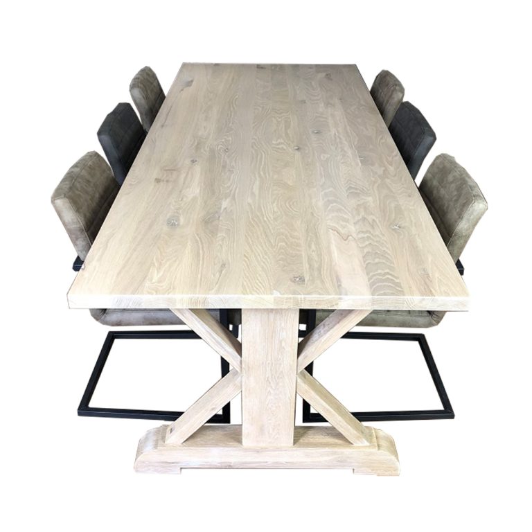 Eiken tafel Klaas - Afbeelding 4