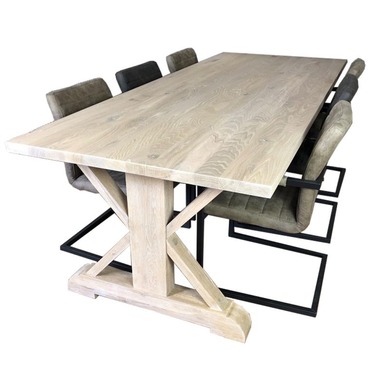 Eiken tafel Klaas - Afbeelding 2