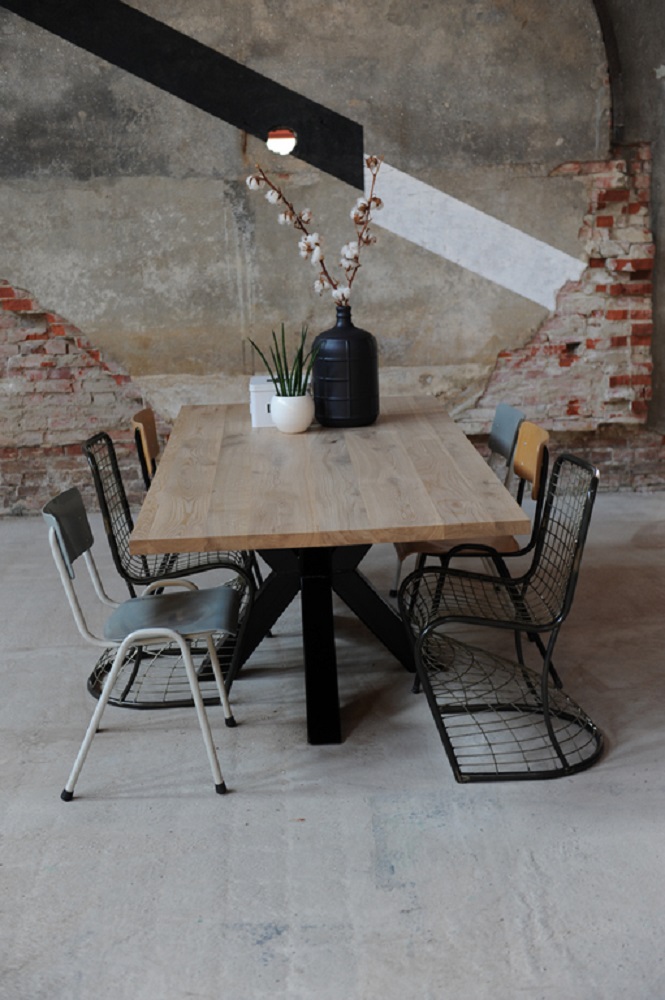 Eiken tafel Laurens - Afbeelding 8