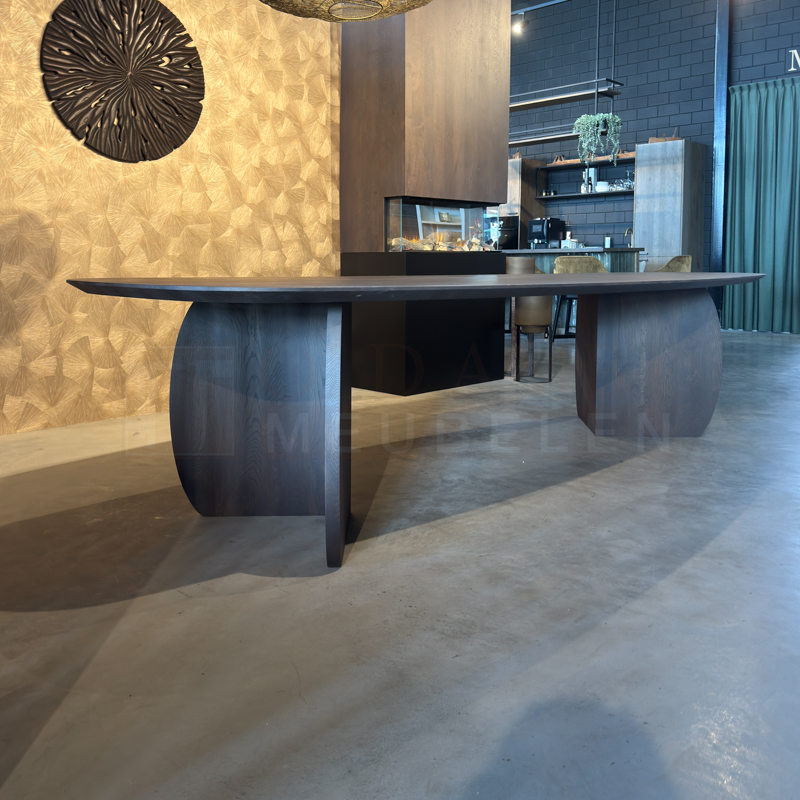 Eiken Deens ovale Tafel Leonie - Afbeelding 2