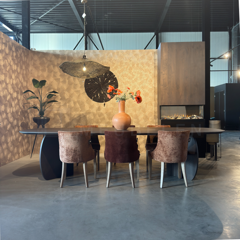 Eiken Deens ovale Tafel Leonie - Afbeelding 5