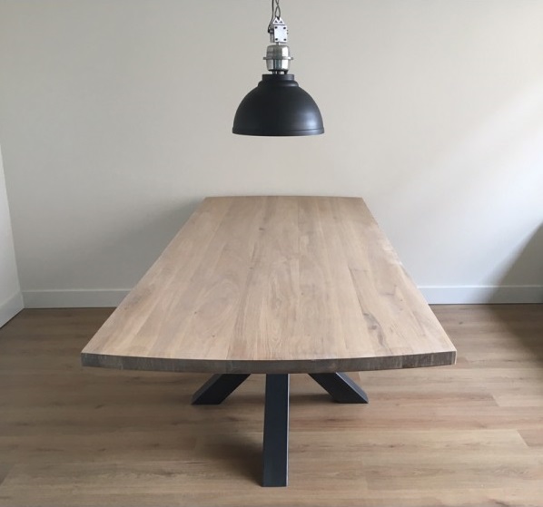 Eiken tafel Lily - Afbeelding 4