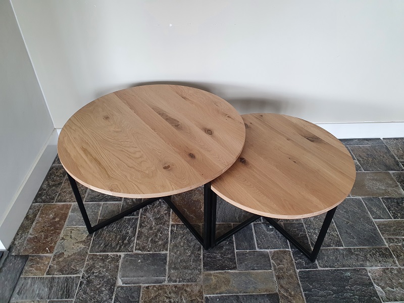 Eiken Salontafel set Liva - Afbeelding 7