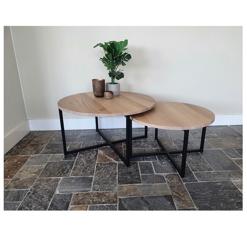 Eiken Salontafel set Liva - Afbeelding 6