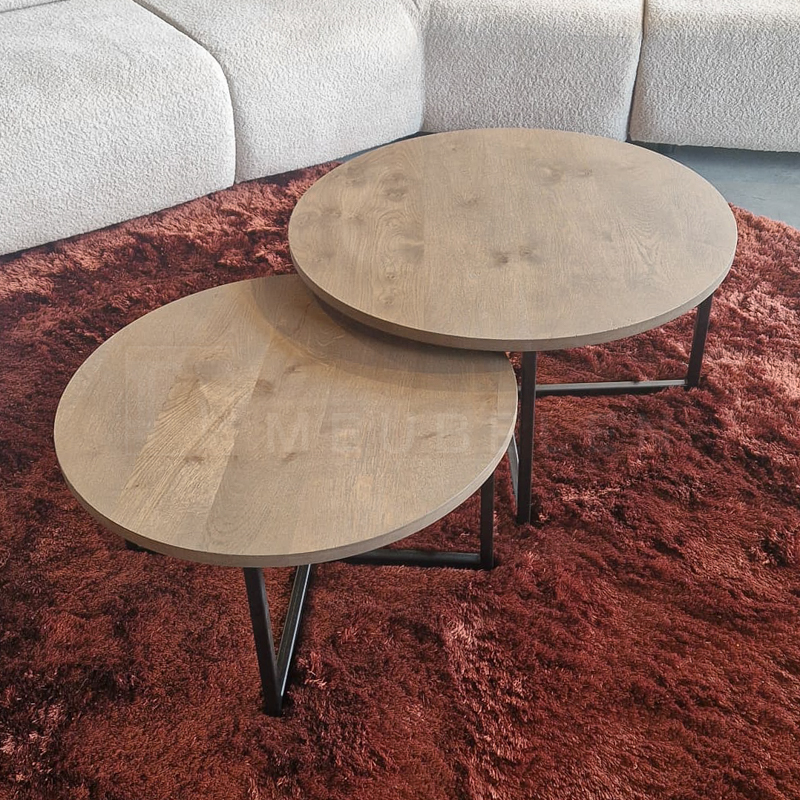 Eiken Salontafel set Liva - Afbeelding 8