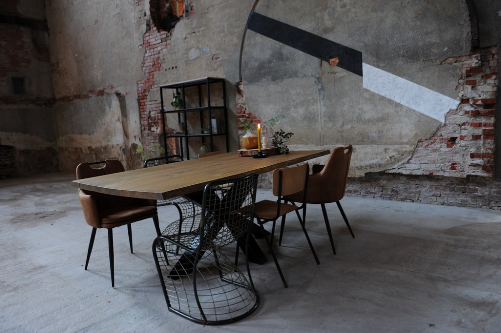 Eiken tafel Lolan - Afbeelding 2