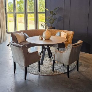 Eiken ronde tafel Low