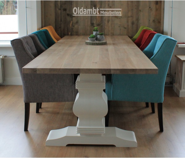 Eiken tafel Lynn - Afbeelding 5