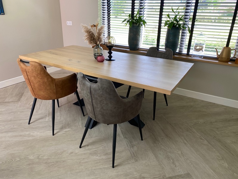 Eiken tafel Laurens - Afbeelding 3