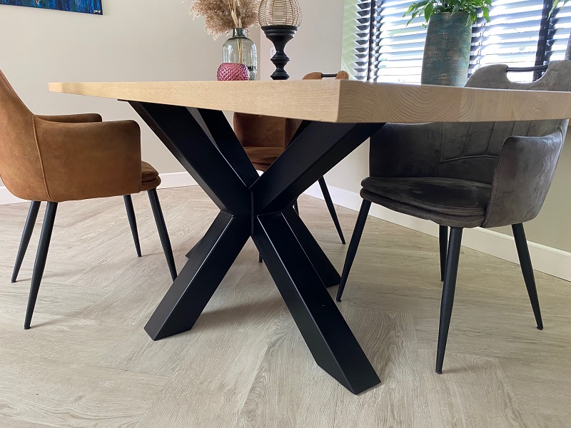 Eiken tafel Laurens - Afbeelding 5