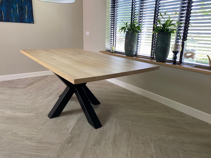 Eiken tafel Laurens - Afbeelding 6