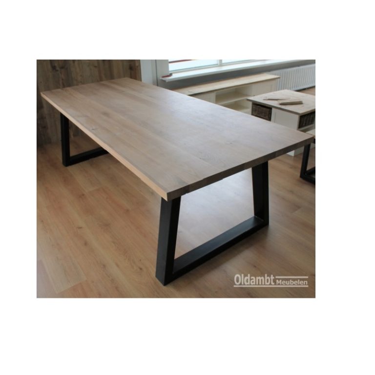 Eiken tafel Martijn - Afbeelding 2