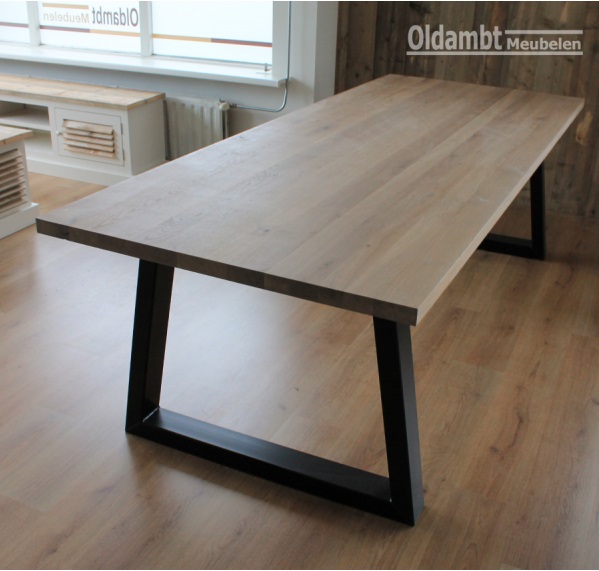 Eiken tafel Martijn - Afbeelding 4