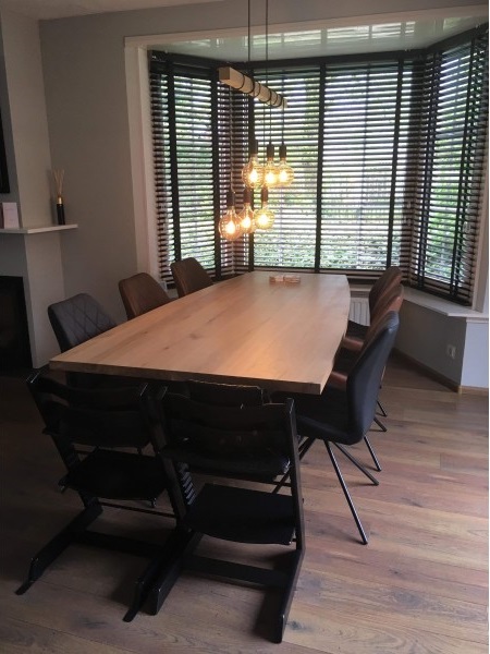 Eiken tafel Noud - Afbeelding 3