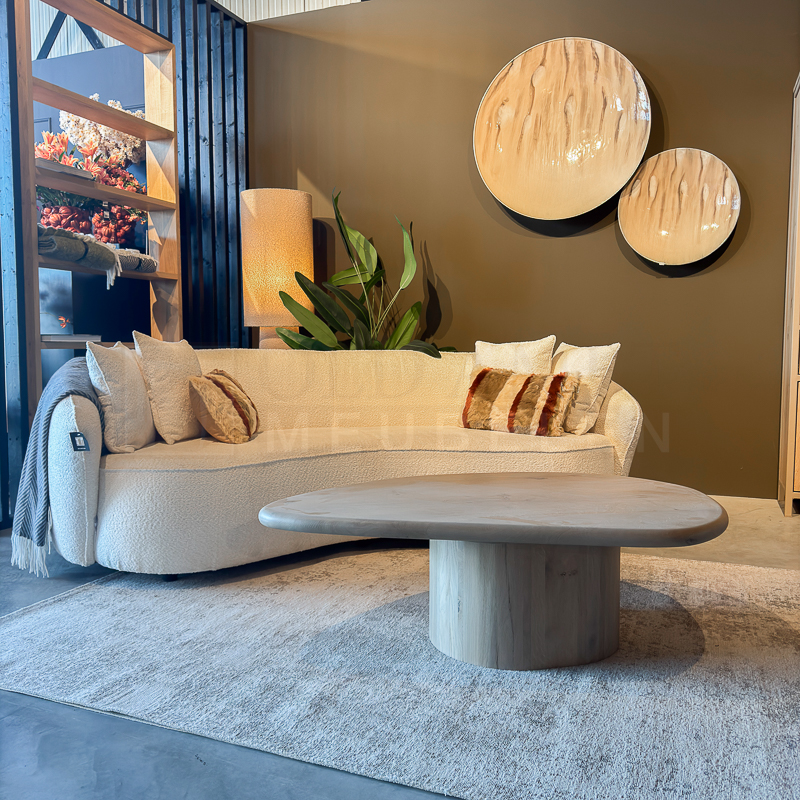 Eiken Salontafel Pebble - Afbeelding 2