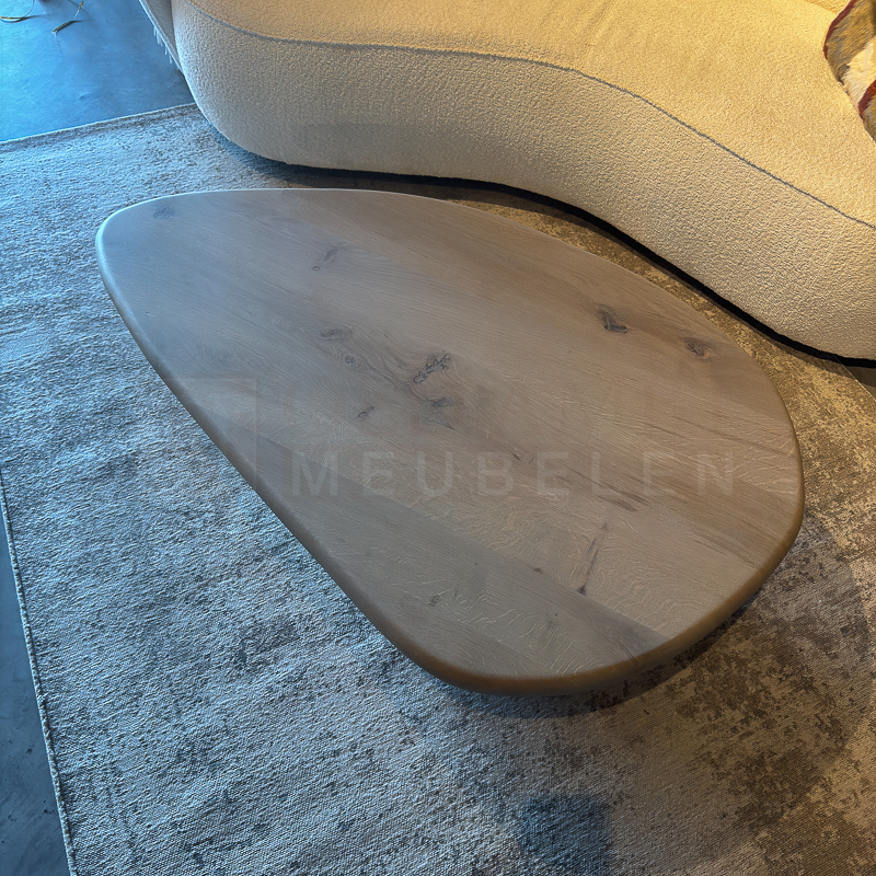 Eiken Salontafel Pebble - Afbeelding 3
