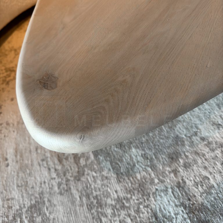Eiken Salontafel Pebble - Afbeelding 5