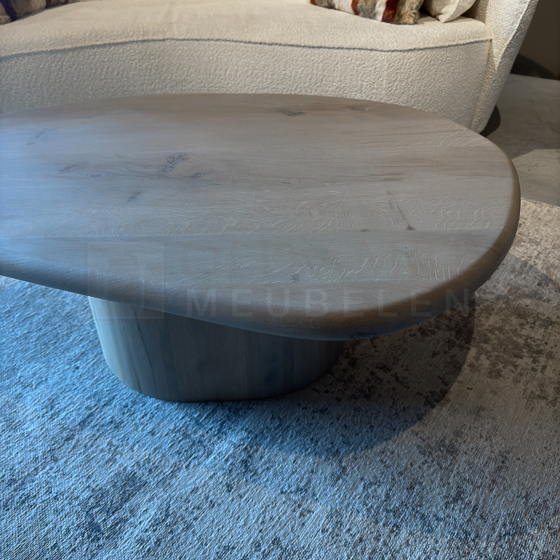 Eiken Salontafel Pebble - Afbeelding 7