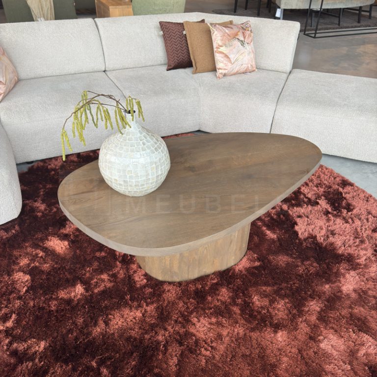 Eiken Salontafel Pebbla - Afbeelding 4