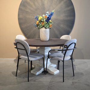 Eiken ronde tafel Rana
