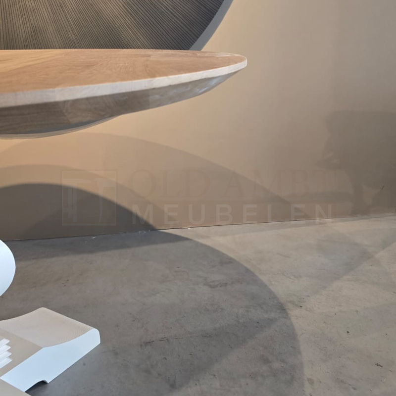 Eiken ronde tafel Remy - Afbeelding 7