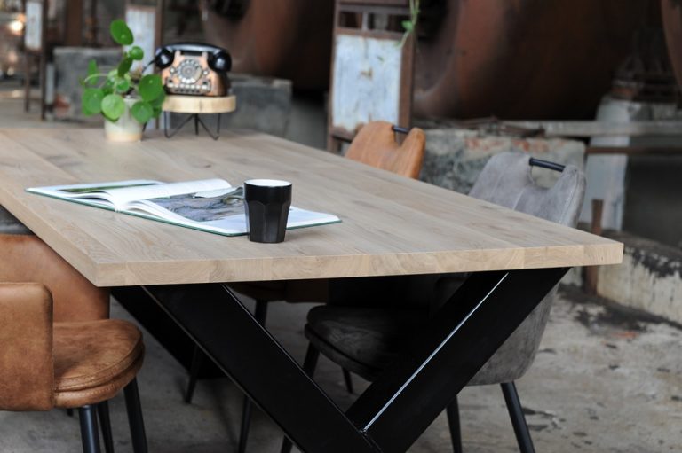Eiken tafel Rene - Afbeelding 5