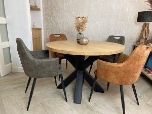Eiken tafel Rondo