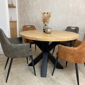 Eiken tafel Rondo
