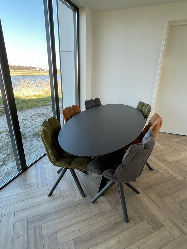 Eiken ovale tafel Sharon - Afbeelding 12