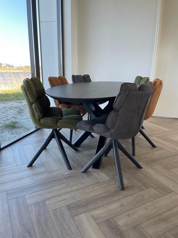 Eiken ovale tafel Sharon - Afbeelding 4