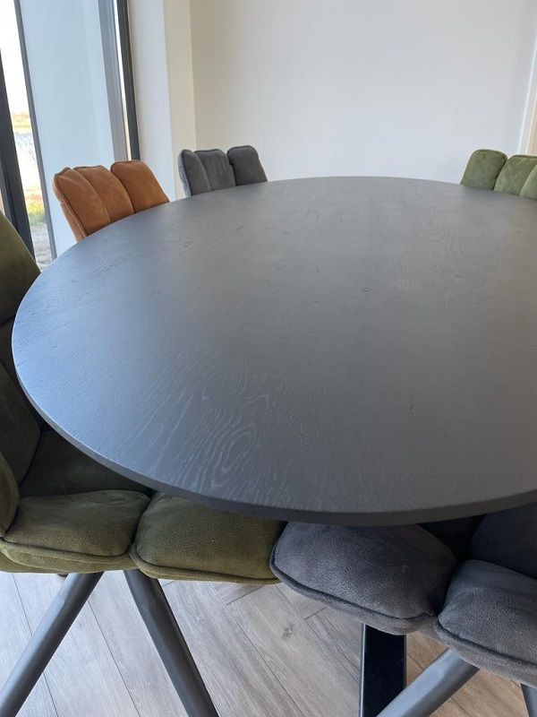 Eiken ovale tafel Sharon - Afbeelding 5