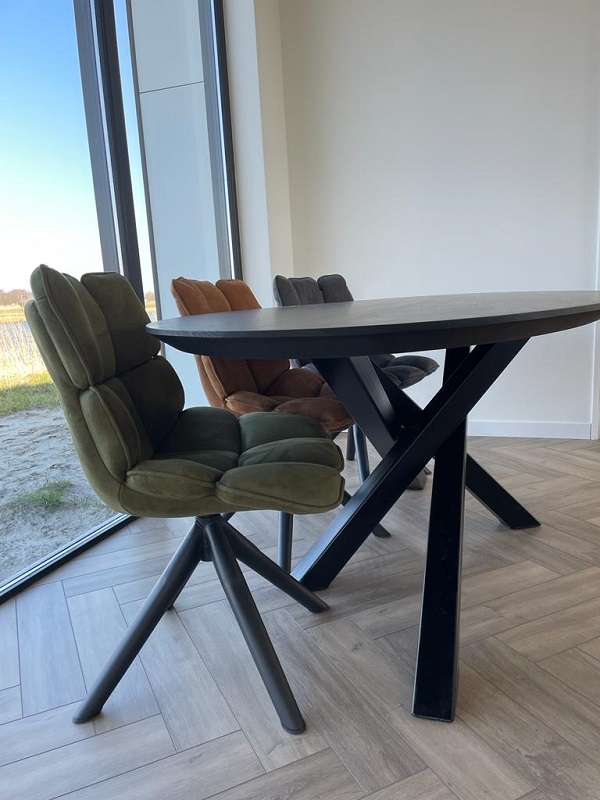 Eiken ovale tafel Sharon - Afbeelding 6