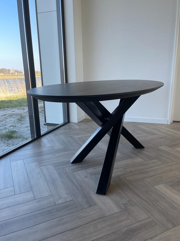 Eiken ovale tafel Sharon - Afbeelding 7