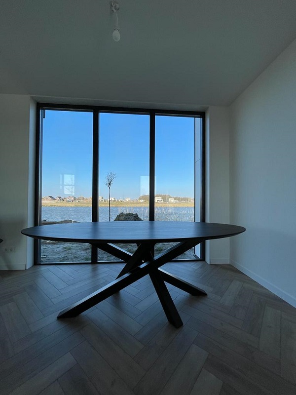 Eiken ovale tafel Sharon - Afbeelding 9