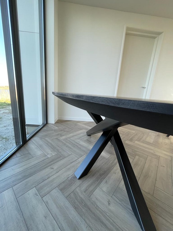 Eiken ovale tafel Sharon - Afbeelding 11