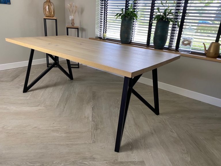 Eiken tafel Vlinder - Afbeelding 5