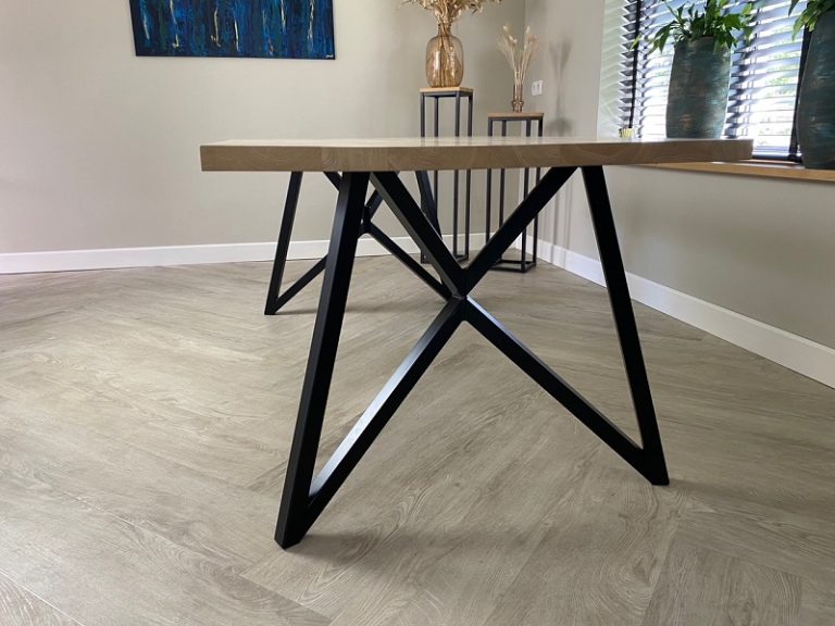 Eiken tafel Vlinder - Afbeelding 6