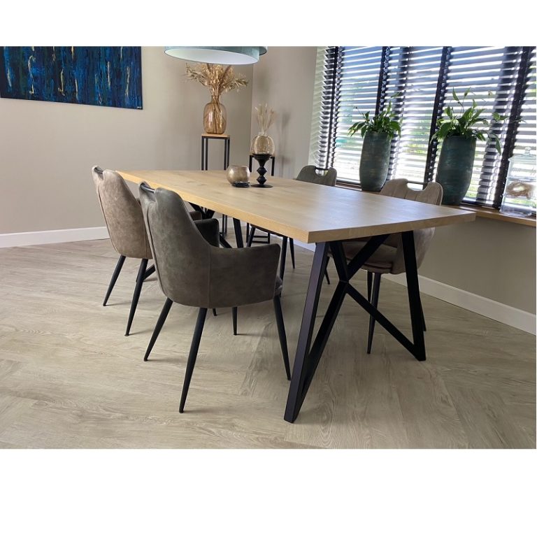 Eiken tafel Vlinder