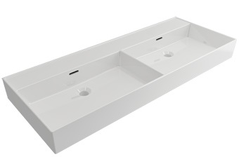 Plieger Kansas dubbele wastafel zonder kraangaten - Afbeelding 3