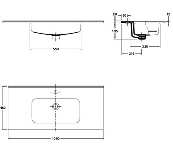 Plieger Kansas Slim wastafel - Afbeelding 6