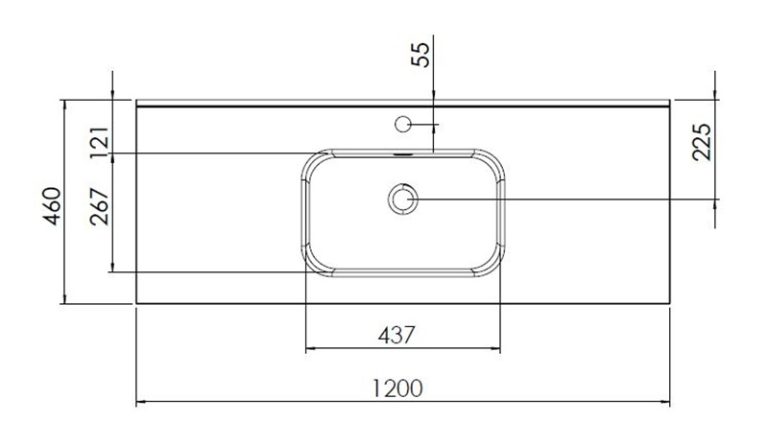 Plieger Kansas Slim wastafel - Afbeelding 7