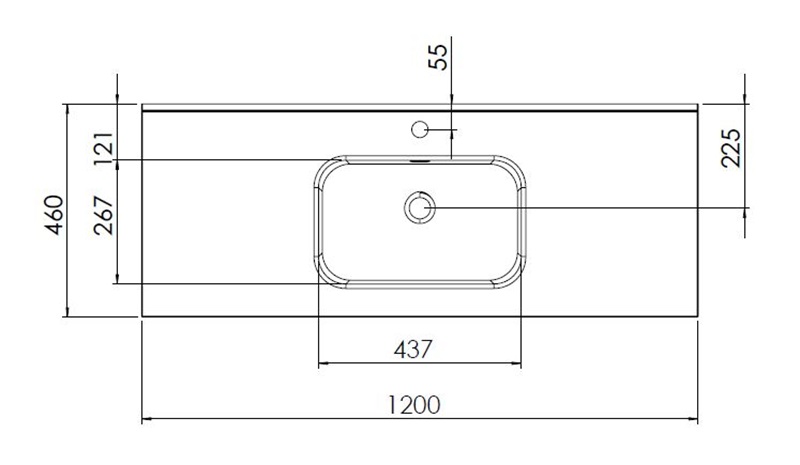 Plieger Kansas Slim wastafel - Afbeelding 7