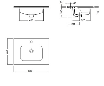 Plieger Kansas Slim wastafel - Afbeelding 4