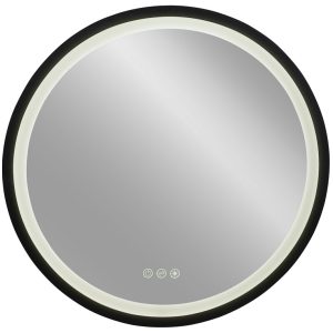 Plieger Nero Round LED met touch