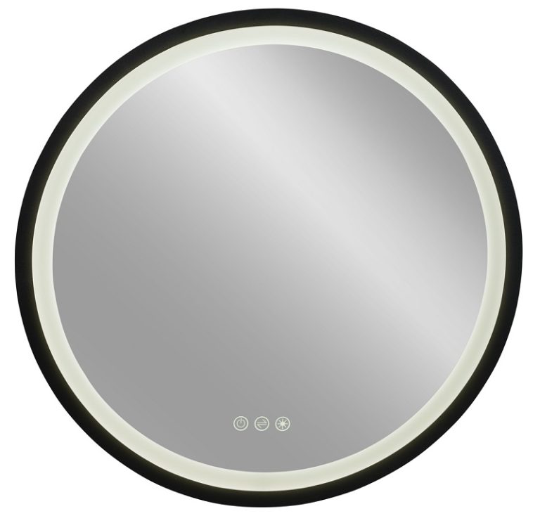Plieger Nero Round LED met touch