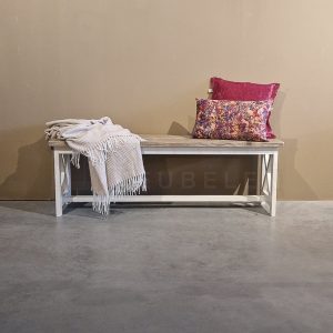 Steigerhouten bank Rosa