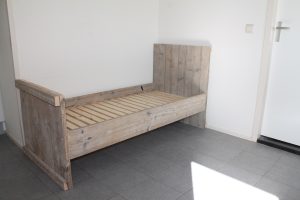 Steigerhouten Bed Nikolas