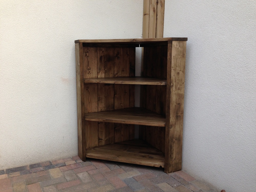 Steigerhouten Hoekkast Adrianne - Afbeelding 2