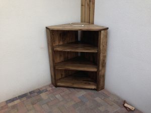 Steigerhouten Hoekkast Adrianne